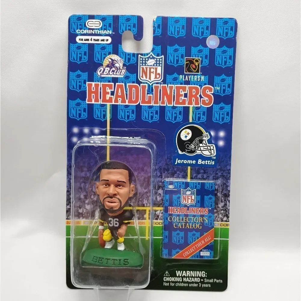 💙Vintage NIB Steelers Jerome Bettis Headliners